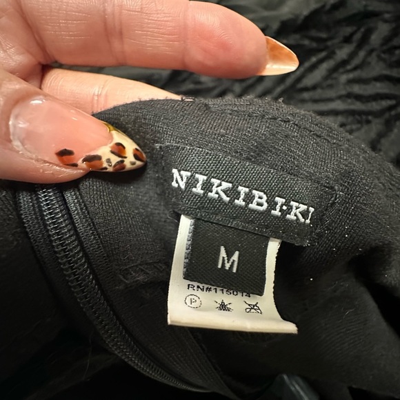 Nikibiki Purple and Black Sequin Strapless Dress Medium - Picture 7 of 8